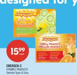 Shoppers Drug Mart EMERGEN-C VITAMIN C PRODUCTS offer