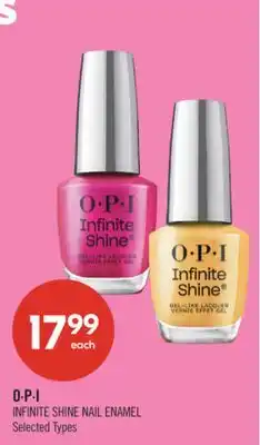 Shoppers Drug Mart O∙P∙I INFINITE SHINE NAIL ENAMEL offer