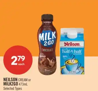 Shoppers Drug Mart NEILSON CREAM or MILK2GO offer