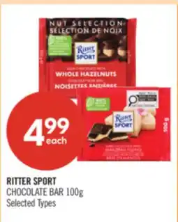 Shoppers Drug Mart RITTER SPORT CHOCOLATE BAR offer