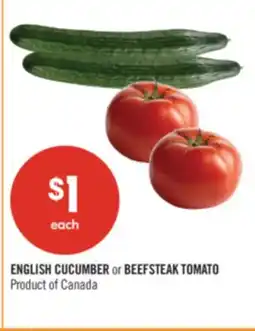 Shoppers Drug Mart ENGLISH CUCUMBER or BEEFSTEAK TOMATO offer
