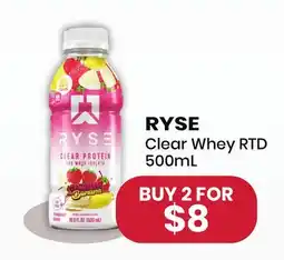 Healthy Planet RYSE Clear Whey RTD offer
