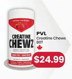 Healthy Planet PVL Creatine Chews offer