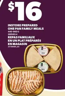 Independent City Market INSTORE PREPARED ONE PAN FAMILY MEALS offer