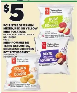 Independent City Market PC LITTLE GEMS MINI MIXED, RED OR YELLOW MINI POTATOES offer