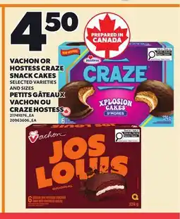 Independent City Market VACHON OR HOSTESS CRAZE SNACK CAKES offer