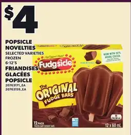 Independent City Market POPSICLE NOVELTIES, 6-12'S offer