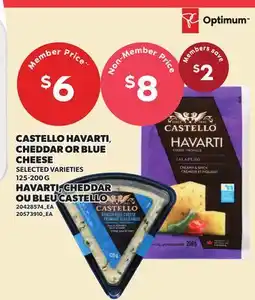 Independent City Market CASTELLO HAVARTI, CHEDDAR OR BLUE CHEESE offer
