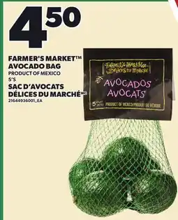 Independent City Market FARMER'S MARKET AVOCADO BAG, 5'S offer