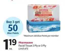 Pharmasave Pharmasave Facial Tissue 2 Ply or 3 Ply offer