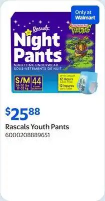 Walmart Rascals Youth Pants offer