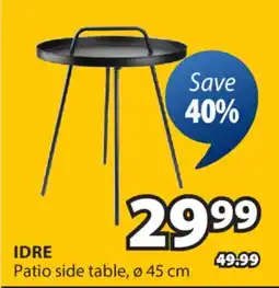 JYSK IDRE Patio side table offer