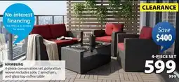 JYSK HAMBURG 4-piece conversation set offer