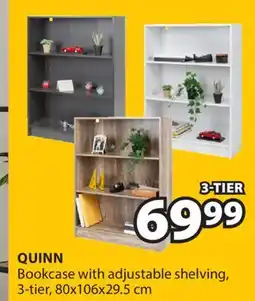 JYSK QUINN Bookcase with adjustable shelving offer