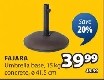 JYSK FAJARA Umbrella base offer