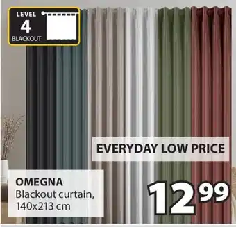 JYSK OMEGNA Blackout curtain offer