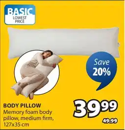 JYSK BODY PILLOW offer