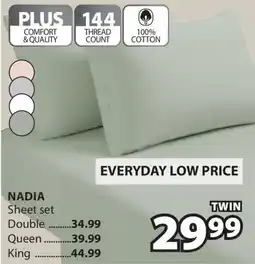 JYSK NADIA Sheet set offer