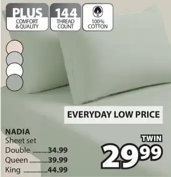 JYSK NADIA Sheet set offer