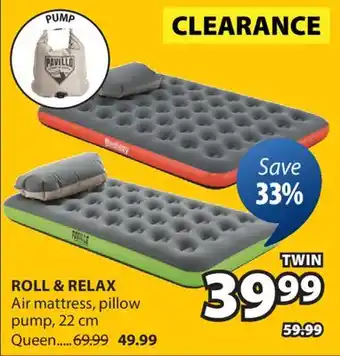 JYSK ROLL & RELAX Air mattress offer