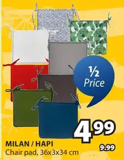 JYSK MILAN / HAPI Chair pad offer