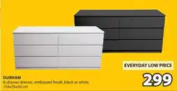 JYSK DURHAM 6-drawer dresser offer