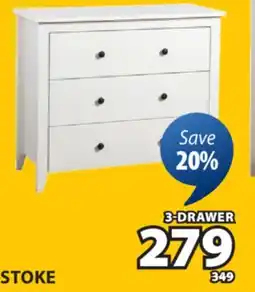 JYSK STOKE 3-DRAWER offer