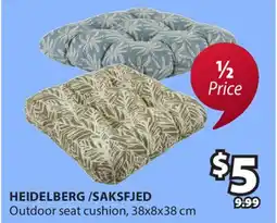 JYSK HEIDELBERG /SAKSFJED Outdoor seat cushion offer