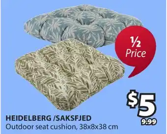 JYSK HEIDELBERG /SAKSFJED Outdoor seat cushion offer