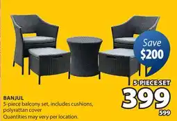 JYSK BANJUL 5-piece balcony set offer