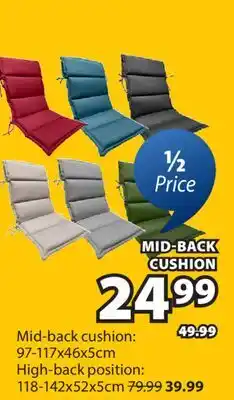 JYSK DUBLIN MID-BACK CUSHION offer
