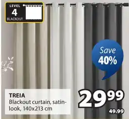 JYSK TREIA Blackout curtain offer