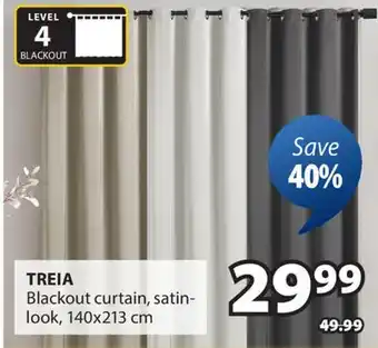 JYSK TREIA Blackout curtain offer