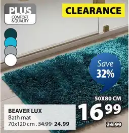 JYSK BEAVER LUX Bath mat offer