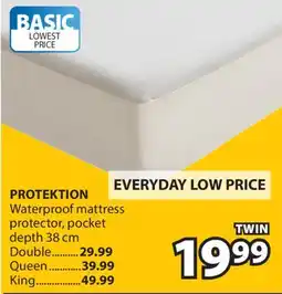 JYSK PROTEKTION Waterproof mattress protector offer