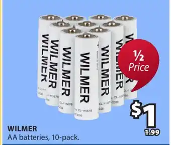 JYSK WILMER AA batteries offer