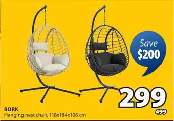 JYSK BORK Hanging nest chair offer