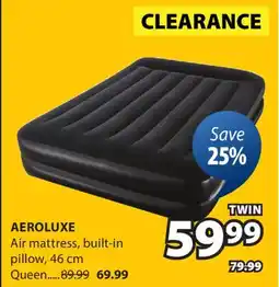 JYSK AEROLUXE Air mattress, built-in pillow, 46 cm offer