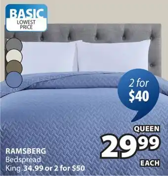 JYSK RAMSBERG Bedspread offer
