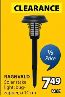 JYSK RAGNVALD Solar stake light offer