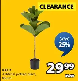 JYSK KELD Artificial potted plant offer