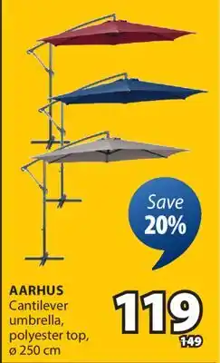 JYSK AARHUS Cantilever umbrella offer