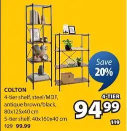 JYSK COLTON 4-tier shelf offer