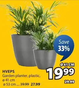 JYSK HVEPS Garden planter, plastic offer