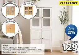 JYSK BOISE 2-door cabinet offer