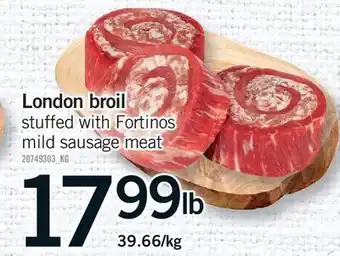 Fortinos London broil offer