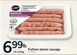 Fortinos FORTINOS BARESE SAUSAGE offer