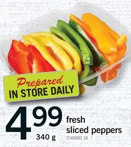 Fortinos FRESH SLICED PEPPERS offer