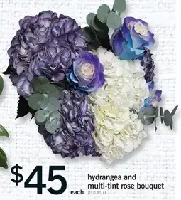 Fortinos HYDRANGEA AND MULTI-TINT ROSE BOUQUET offer