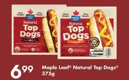 Fortinos MAPLE LEAF NATURAL TOP DOGS offer